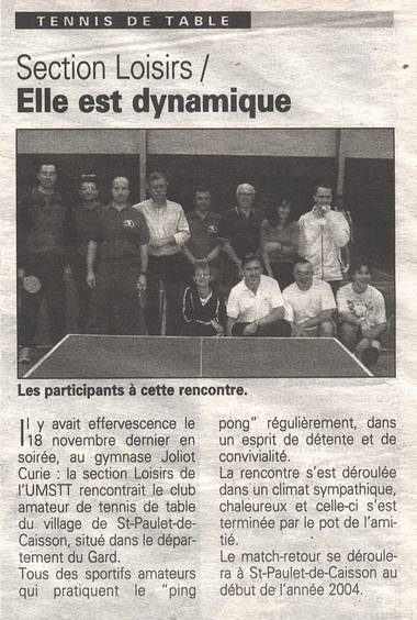 La Tribune le jeudi 27 novembre 2003